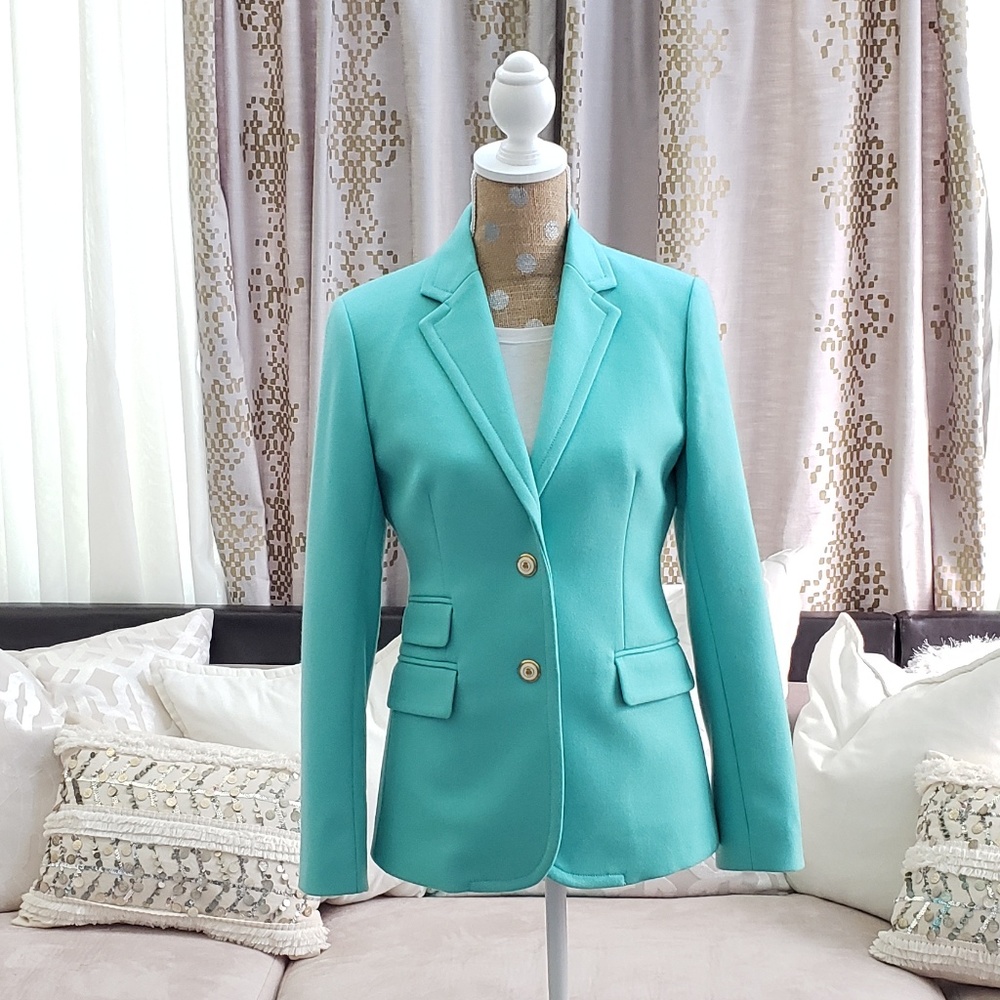 J. CREW Hacking Blazer Wool Jacket